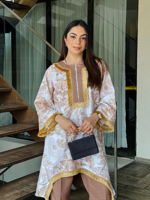 MAHIRA PASTEL SUMMER PASKITANI KURTA SET